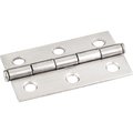 Hardware Resources Stainless Steel 2-1/2"x1-1/2" Single Half Swaged Butt Hinge 33527SS